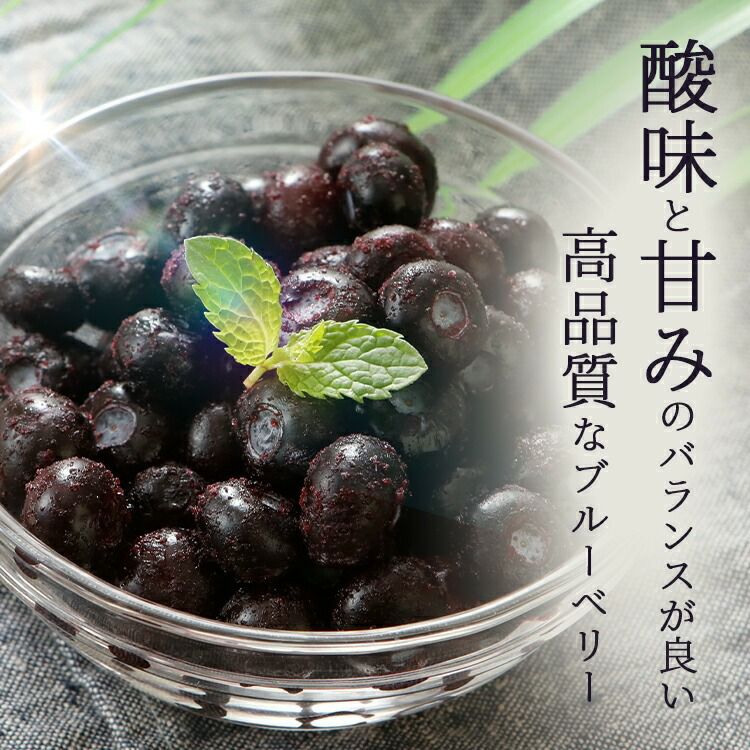 冷凍ブルーベリー 500g 2袋～4袋 | スミフルの美味しいマルシェ